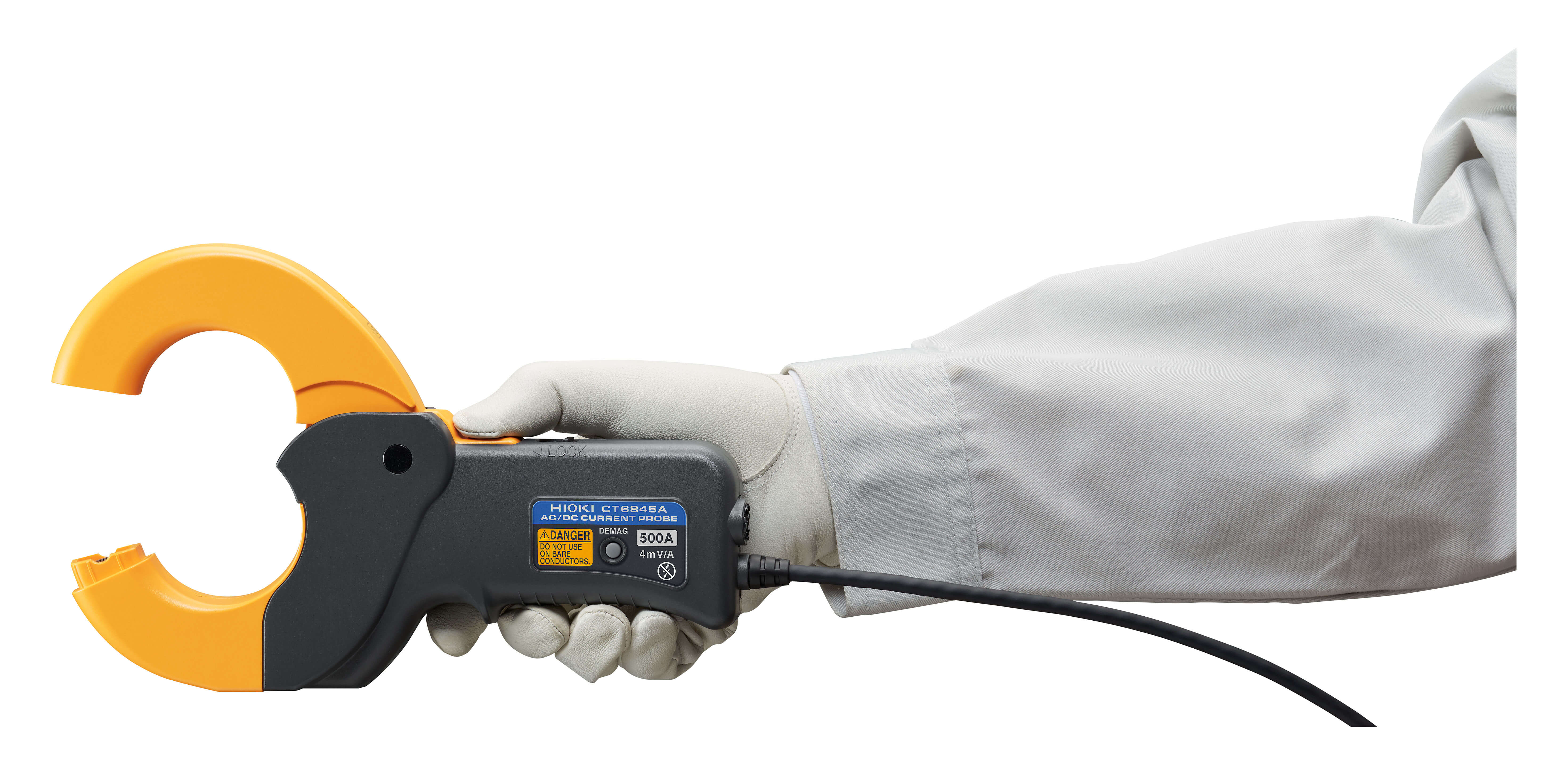 CT6845A - AC/DC Current Clamp, Fluxgate, 500 A / 200 kHz