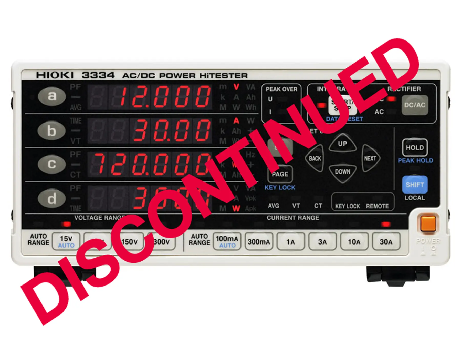 HIOKI 3334 - AC/DC Power Meter