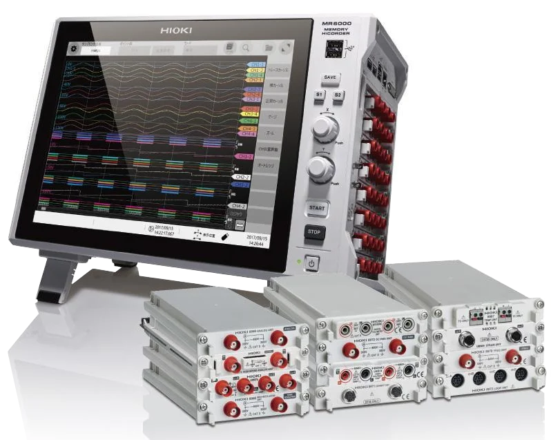 MR6000 - 32-channel modular memory recorder, 200 MS/s, 1000V, touchscreen