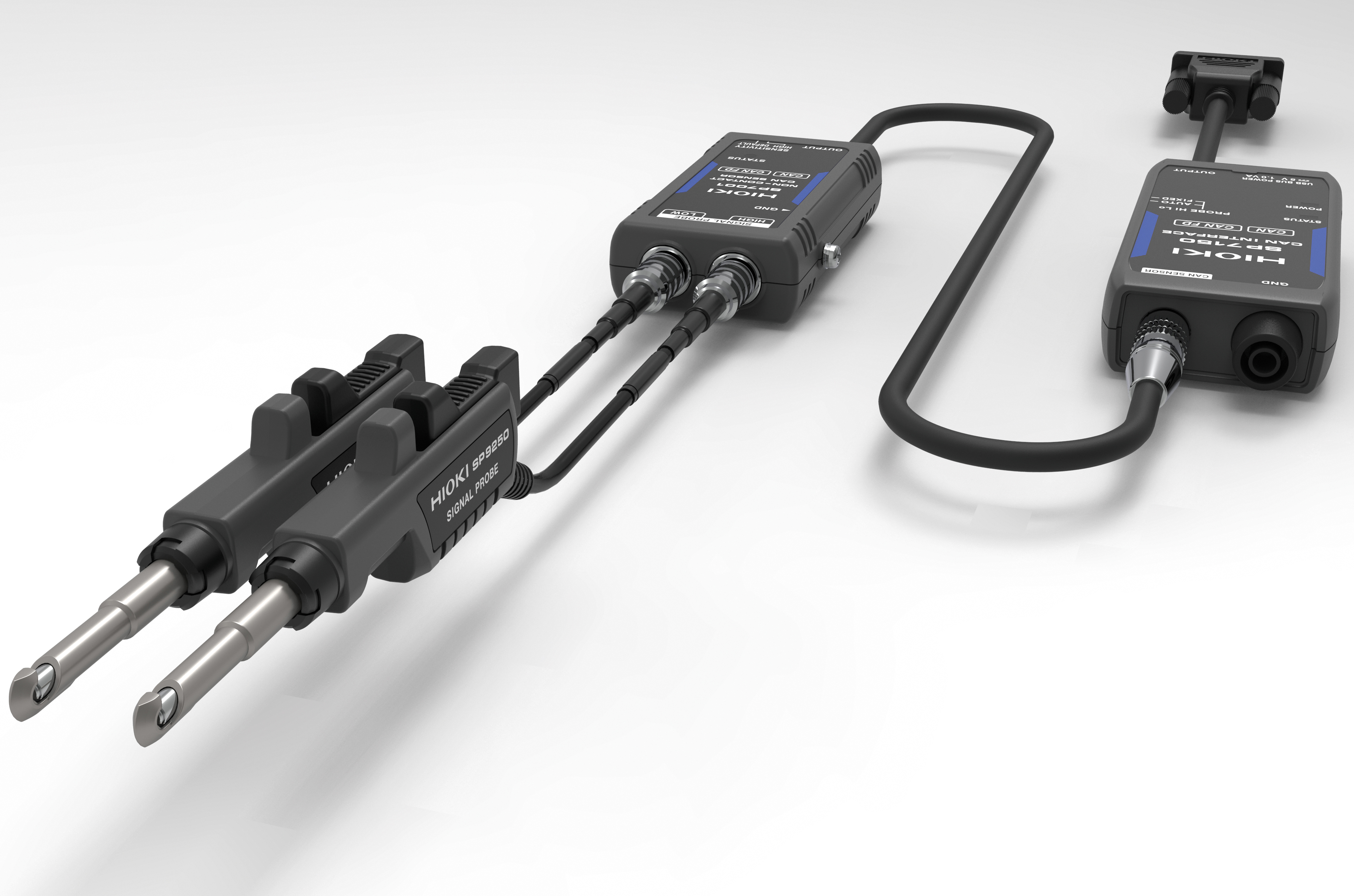 SP7001-95 - Non-contact CAN/CAN FD Sensor Set, clamp type probes, 1 CAN bus