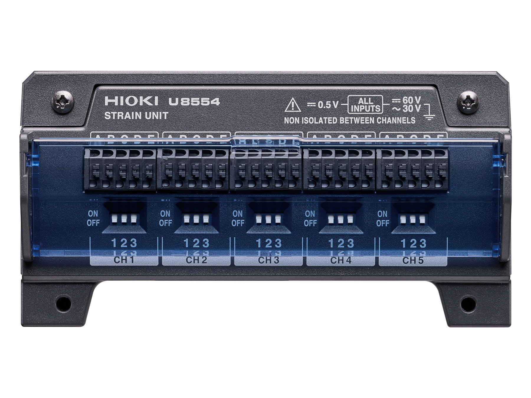 U8554 - 5-ch logger module for strain gauges, 1 ms