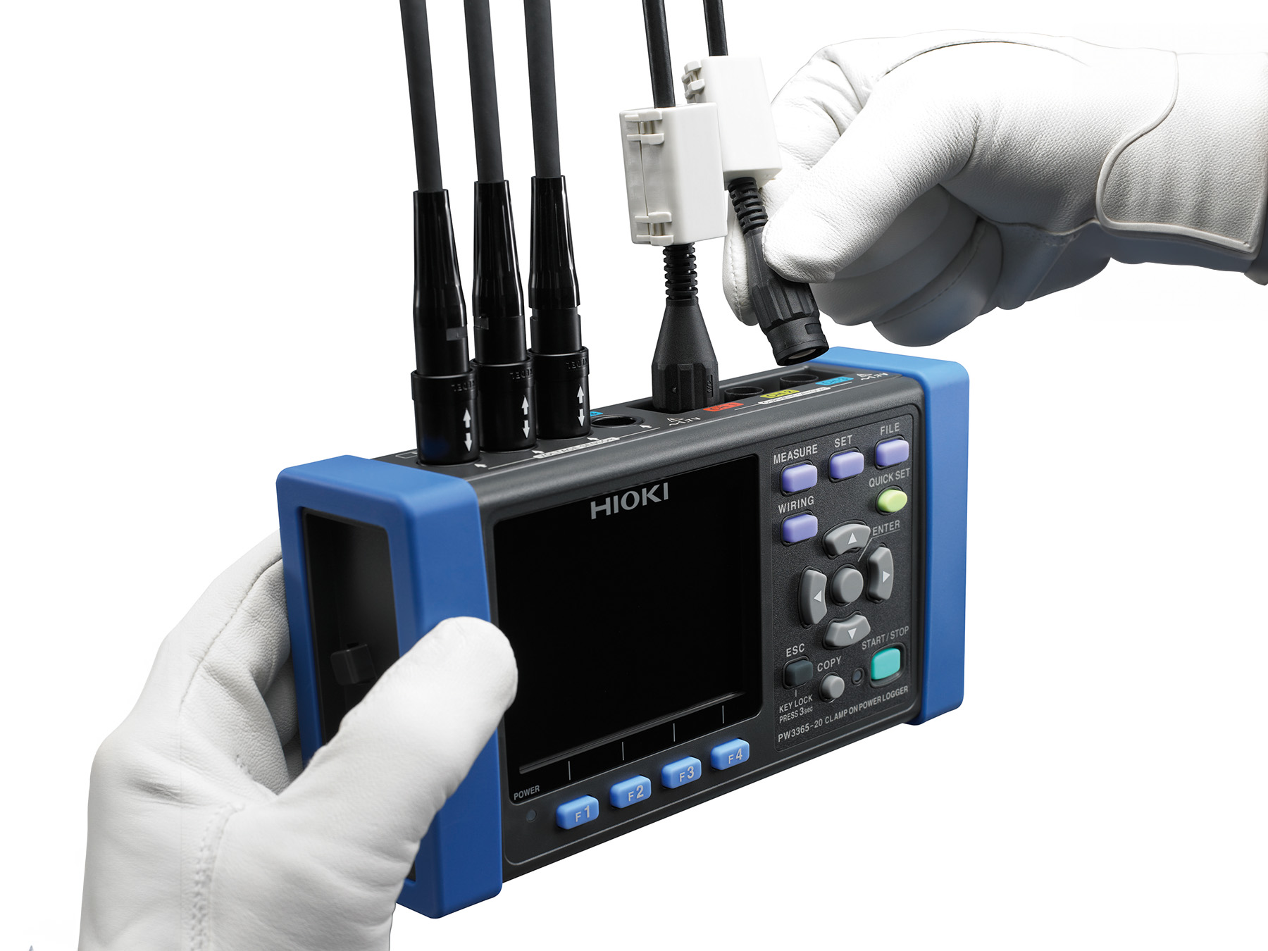 PW3365 - Compact Three-Phase Power Logger with non-contact voltage sensors