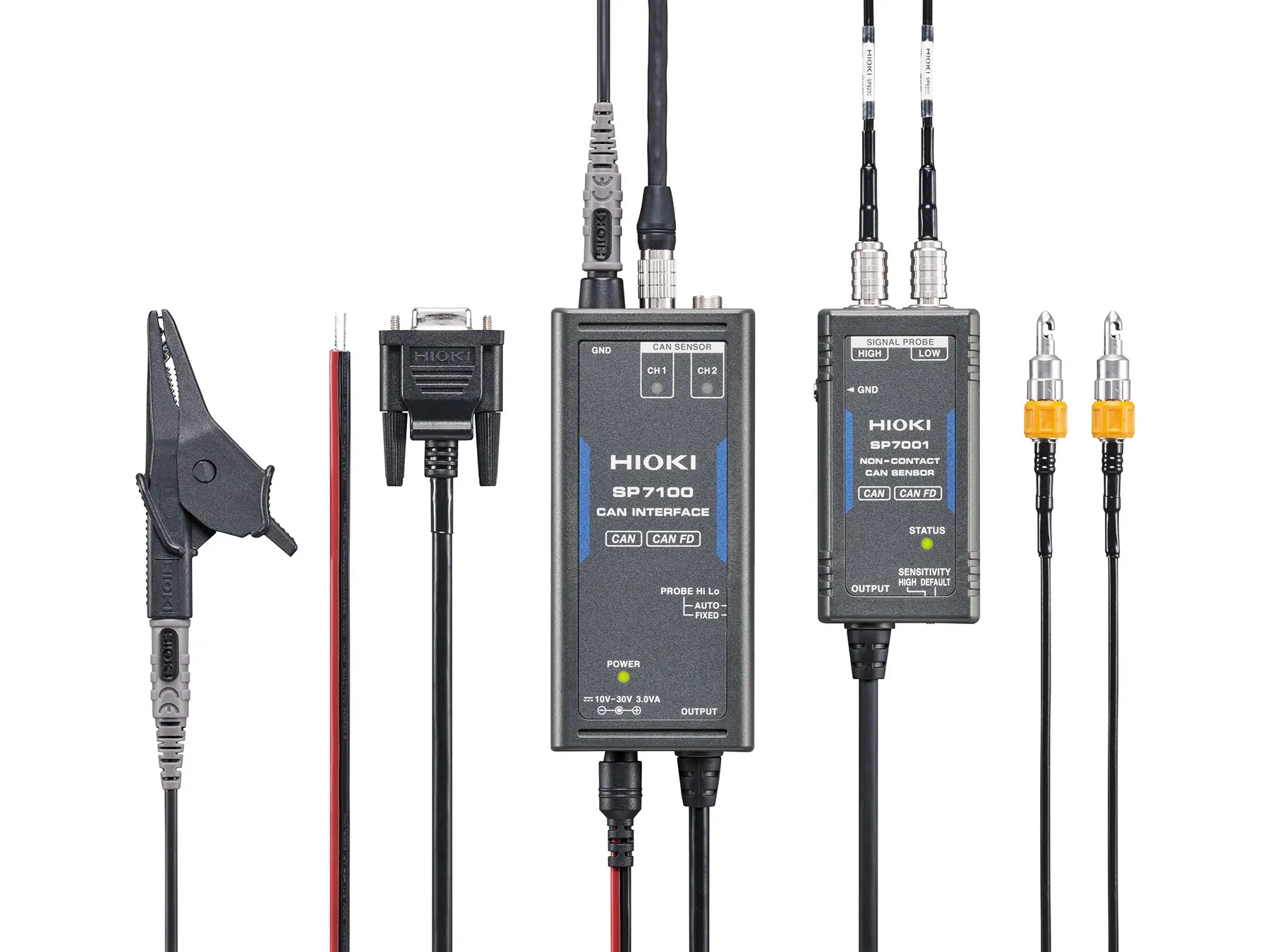 SP7001-90 - Non-contact CAN/CAN FD Sensor Set, screw type probes, up to 2 CAN buses