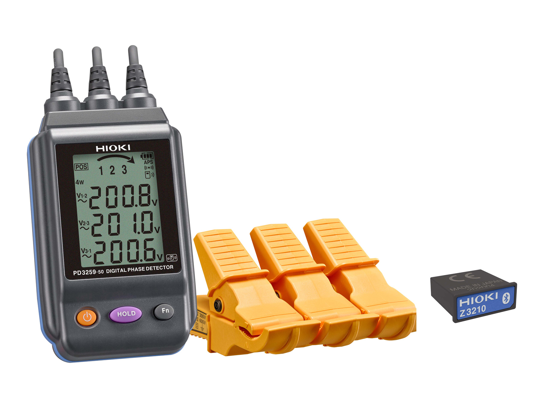 HIOKI PD3259-90 non-contact phase detector true voltage z3210 included