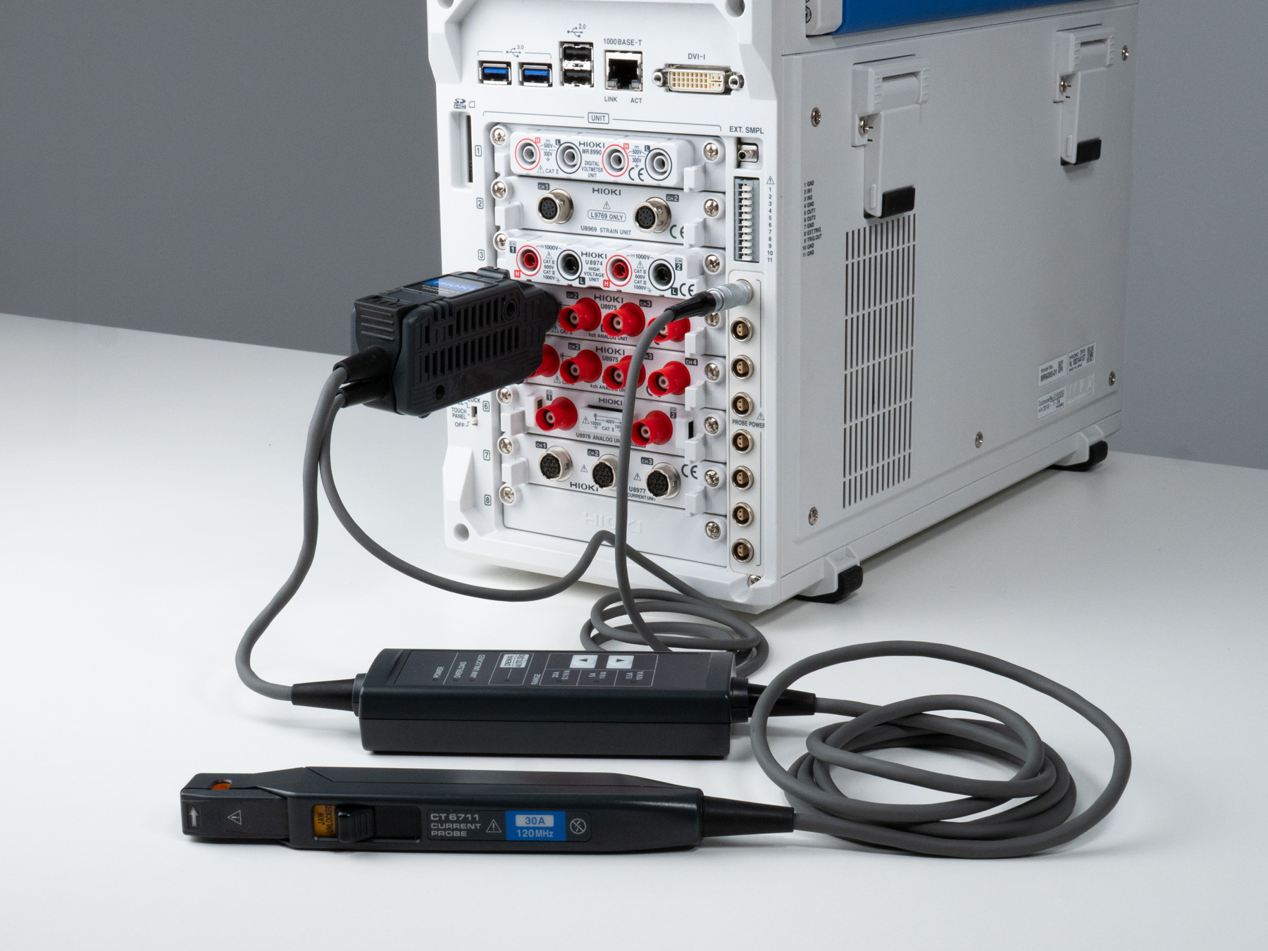 HIOKI CT6711 current probe 30a 120mhz oscilloscope ready