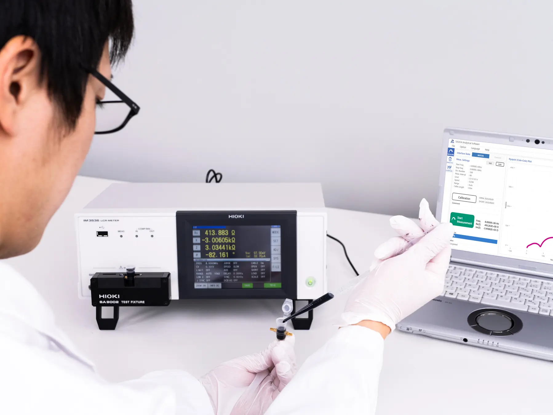 HIOKI SA2634 KIT slurry analysis system slurry conductivity evaluation application