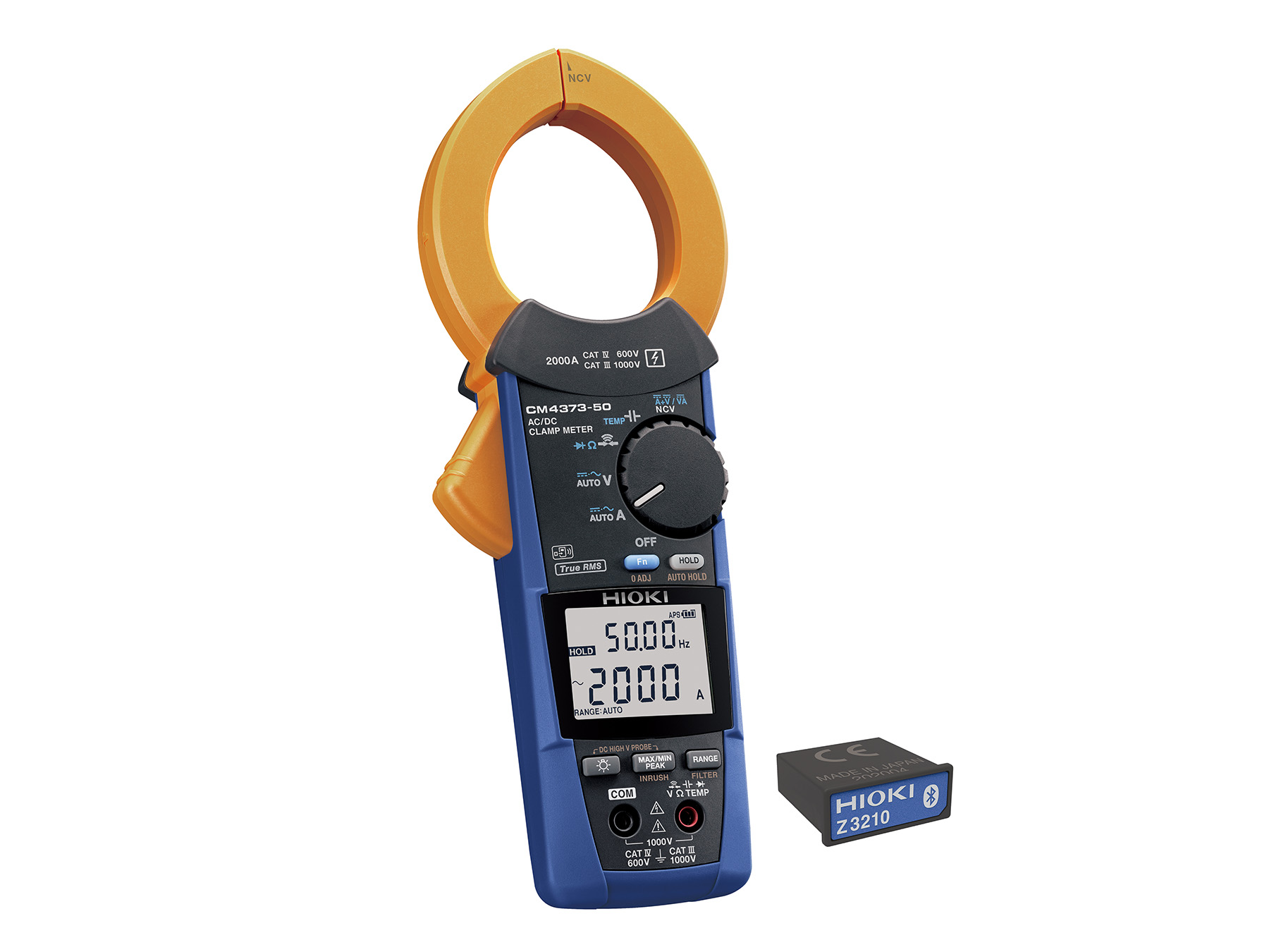 CM4373-90 - AC/DC True RMS Clamp Multimeter with 2000 A Current Range