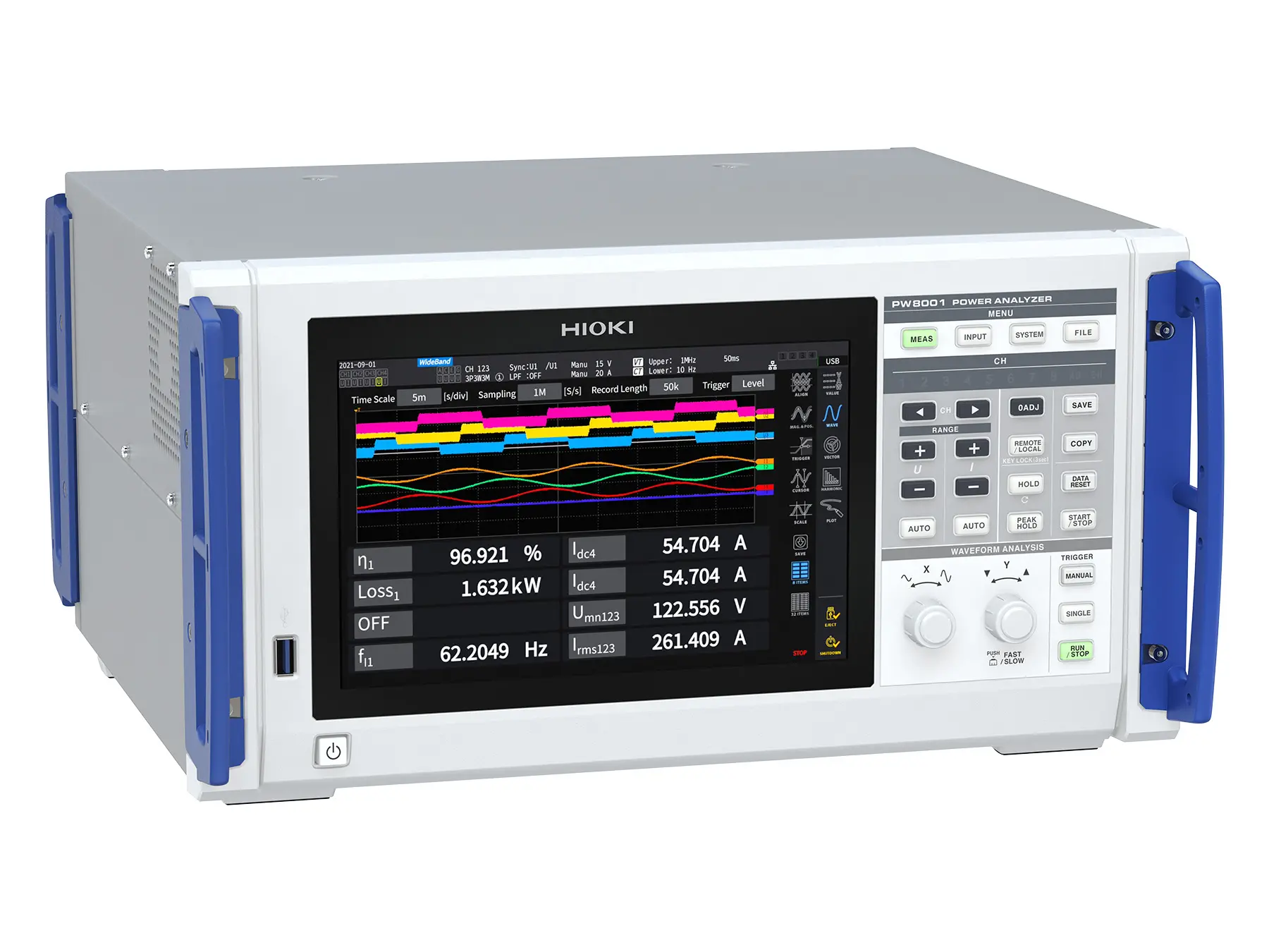 PW8001 - Modular 8-channel High Precision Power Analyzer