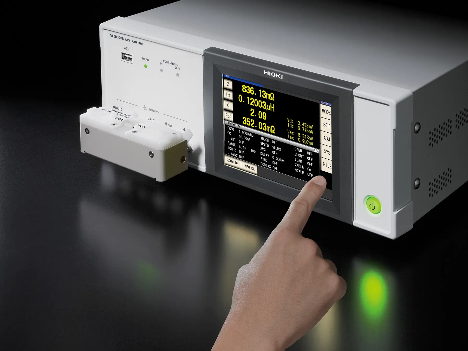 IM3536 - Benchtop LCR Meter, 4 Hz to 8 MHz