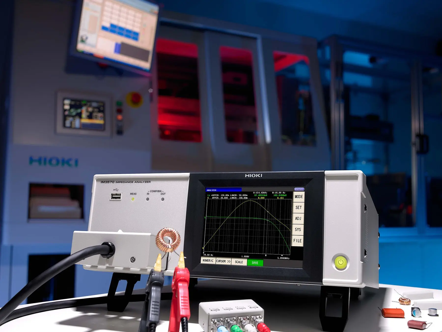IM3570-9000 - Impedance Analyzer, 4 Hz to 5 MHz, Equivalent Circuit Analysis included