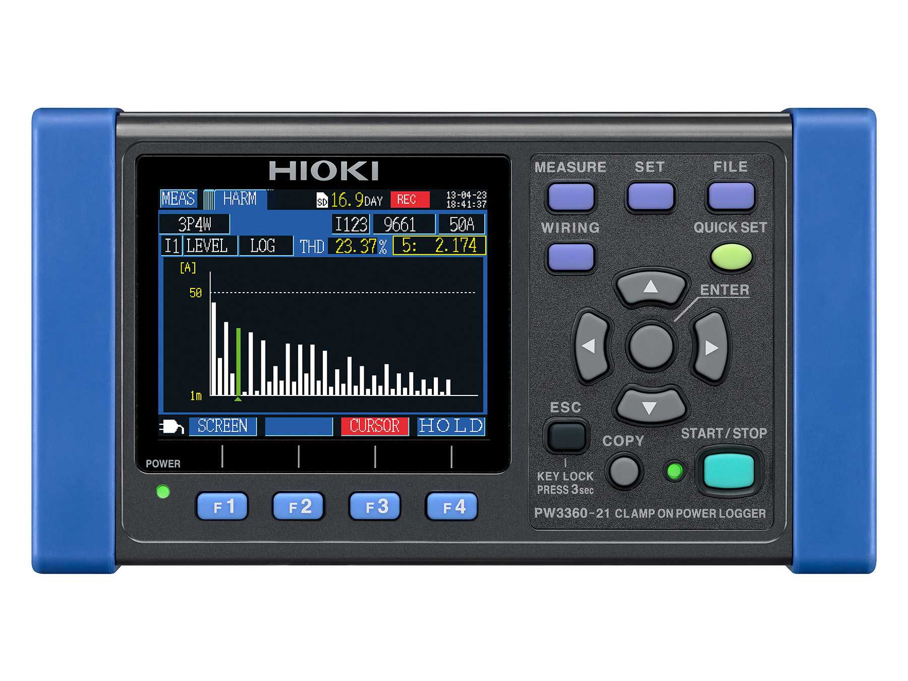 PW3360-21 - Compact Three-Phase Power Logger with Harmonic Analysis