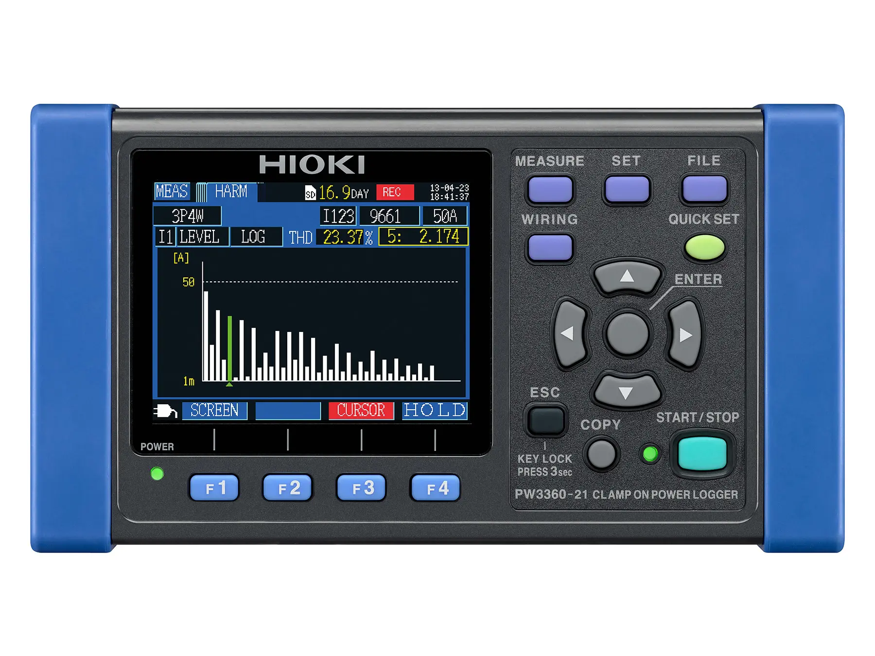PW3360-21 - Compact Three-Phase Power Logger with Harmonic Analysis