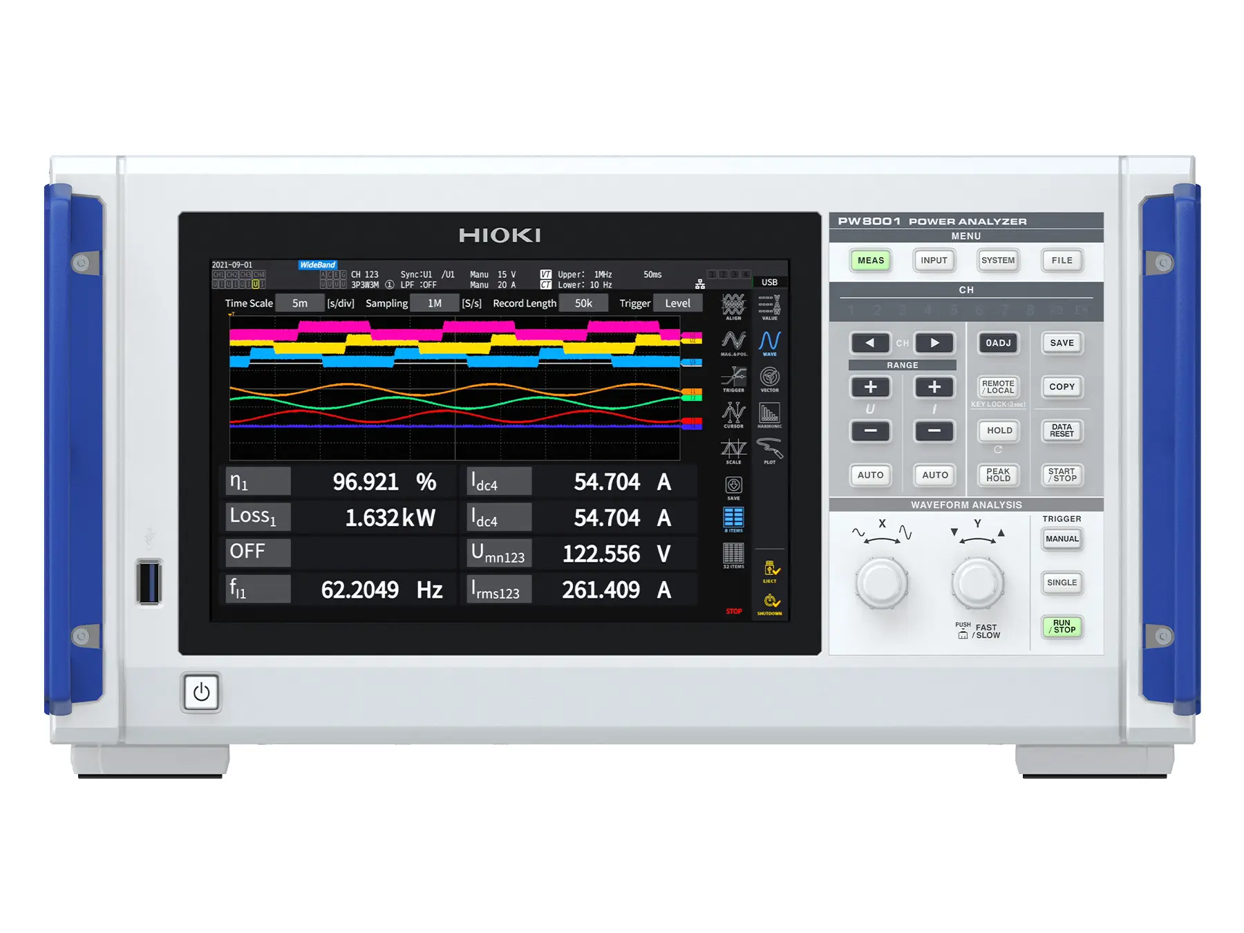 PW8001 - Modular 8-channel High Precision Power Analyzer