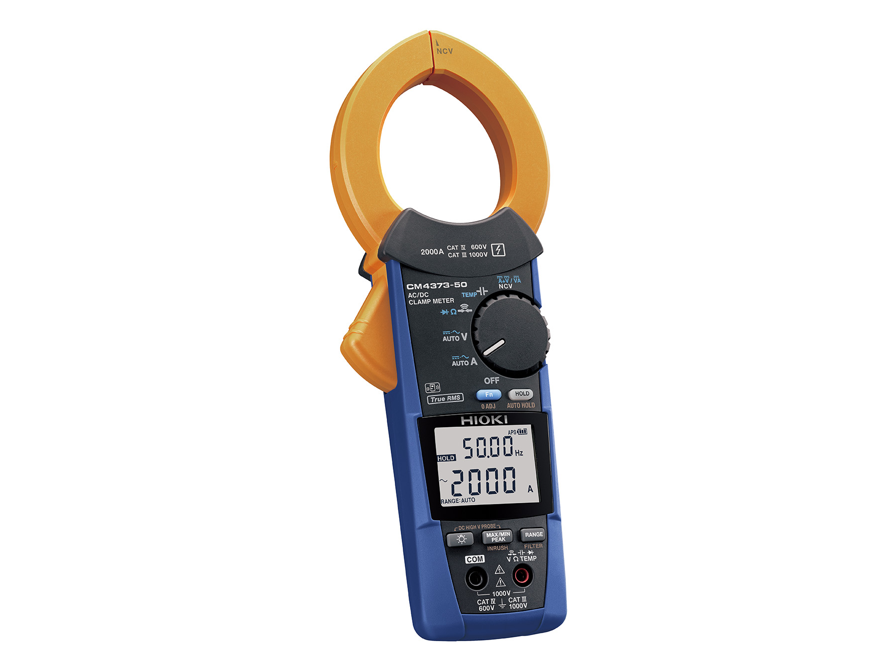 CM4373-50 - AC/DC True RMS Clamp Multimeter with 2000 A Current Range