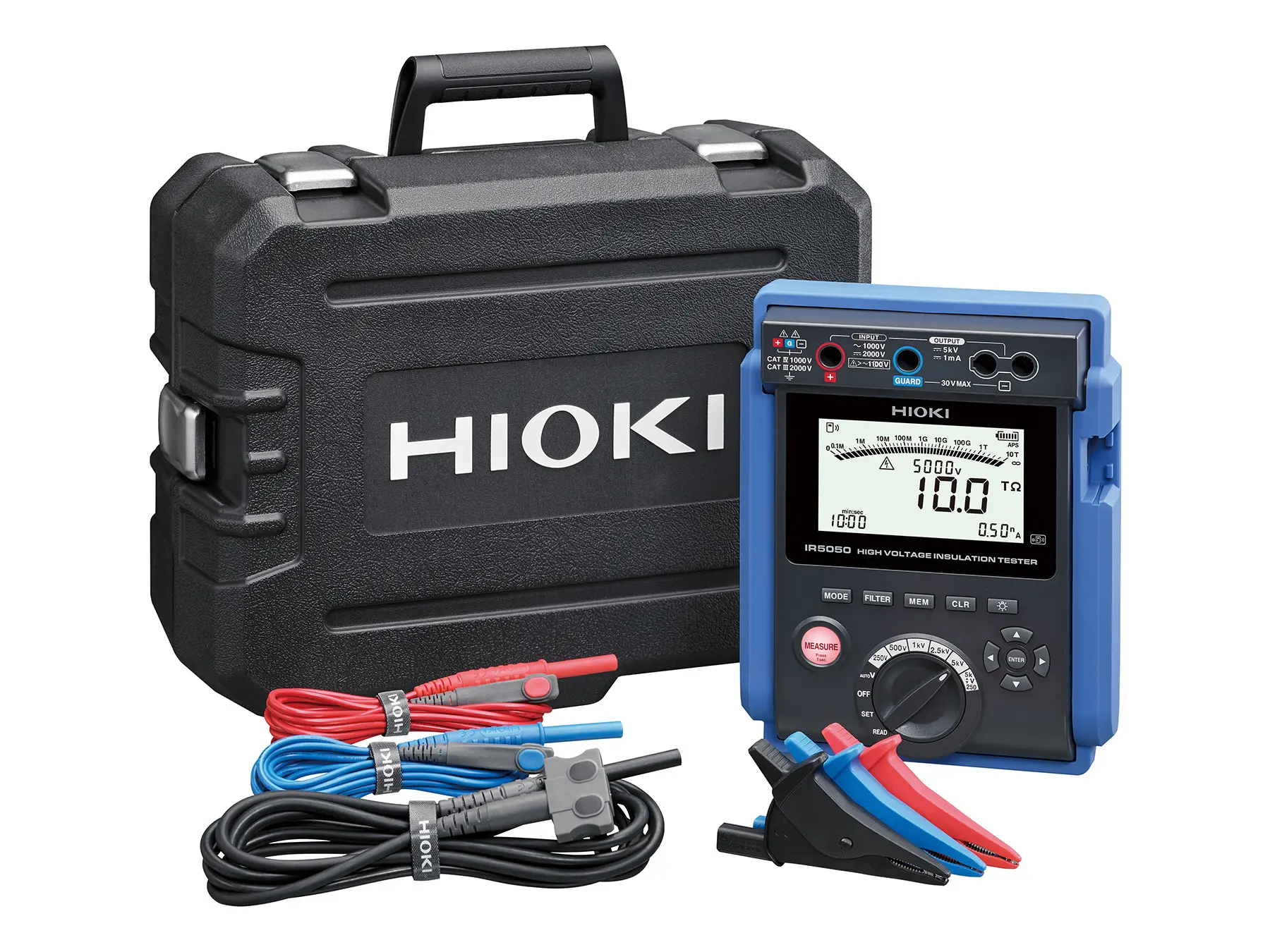IR5050 - Portable 5 kV high voltage insulation tester