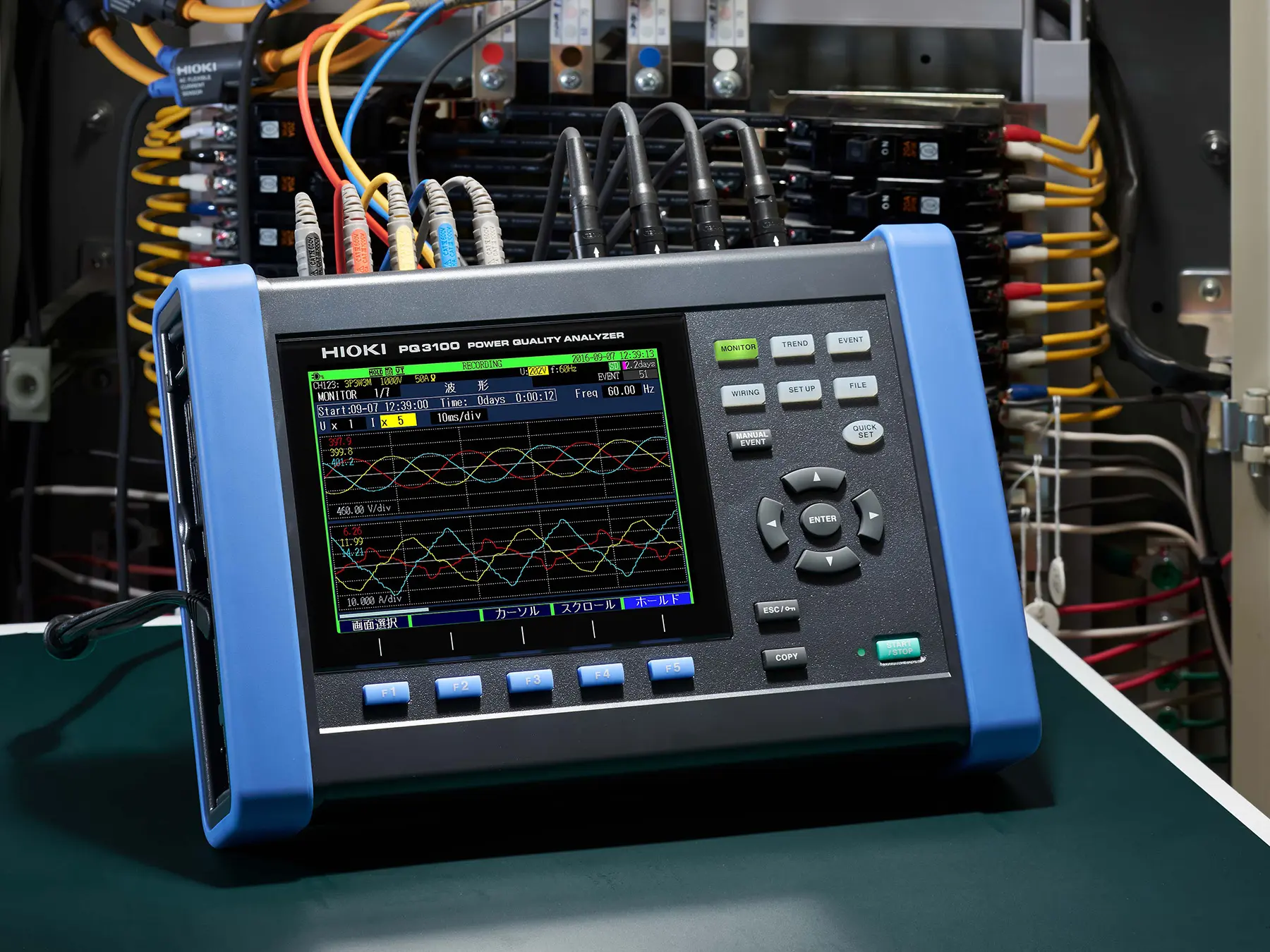 PQ3100-94 - Power quality measuring device with 4 flexible current transformers