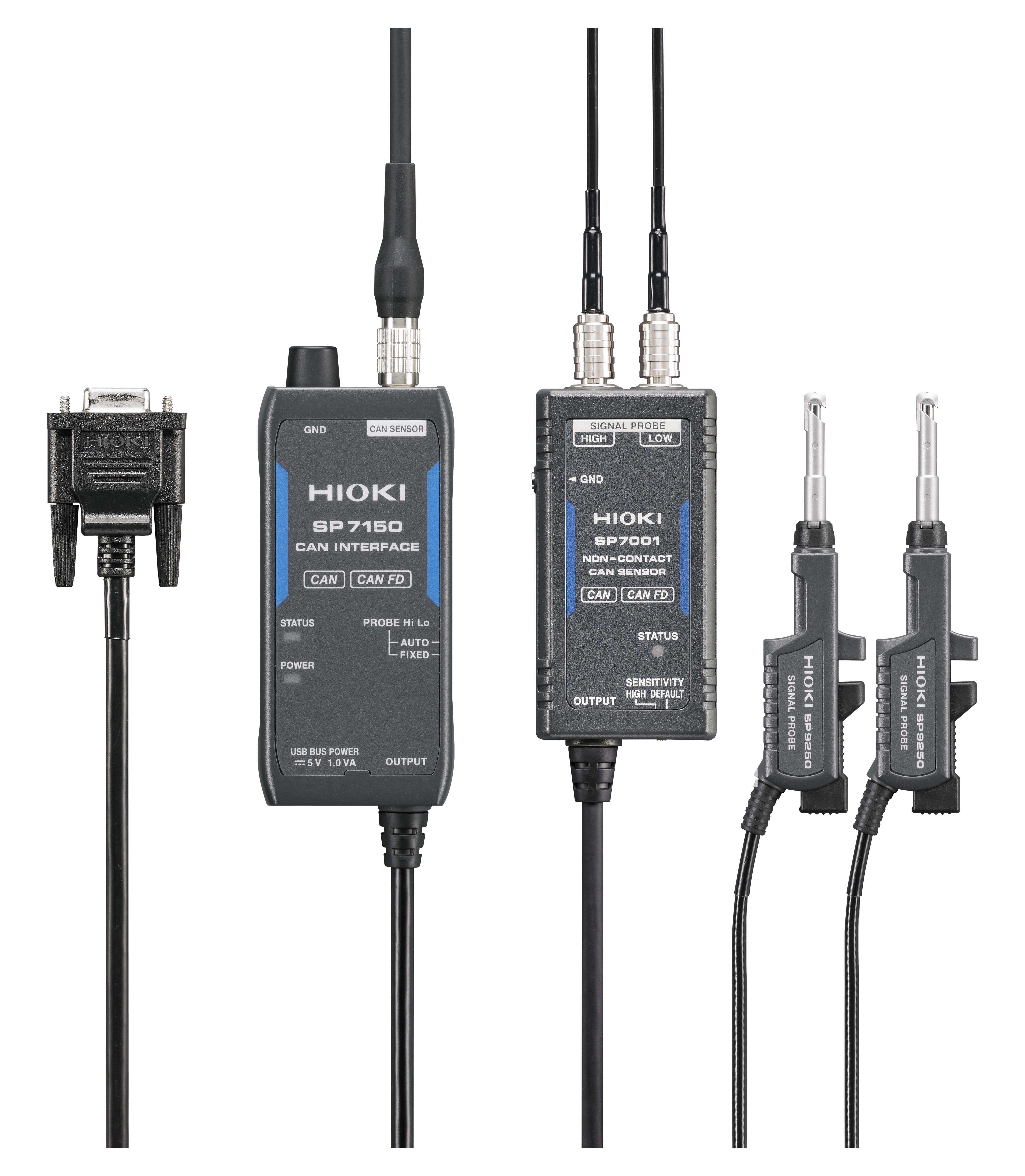 SP7001-95 - Non-contact CAN/CAN FD Sensor Set, clamp type probes, 1 CAN bus