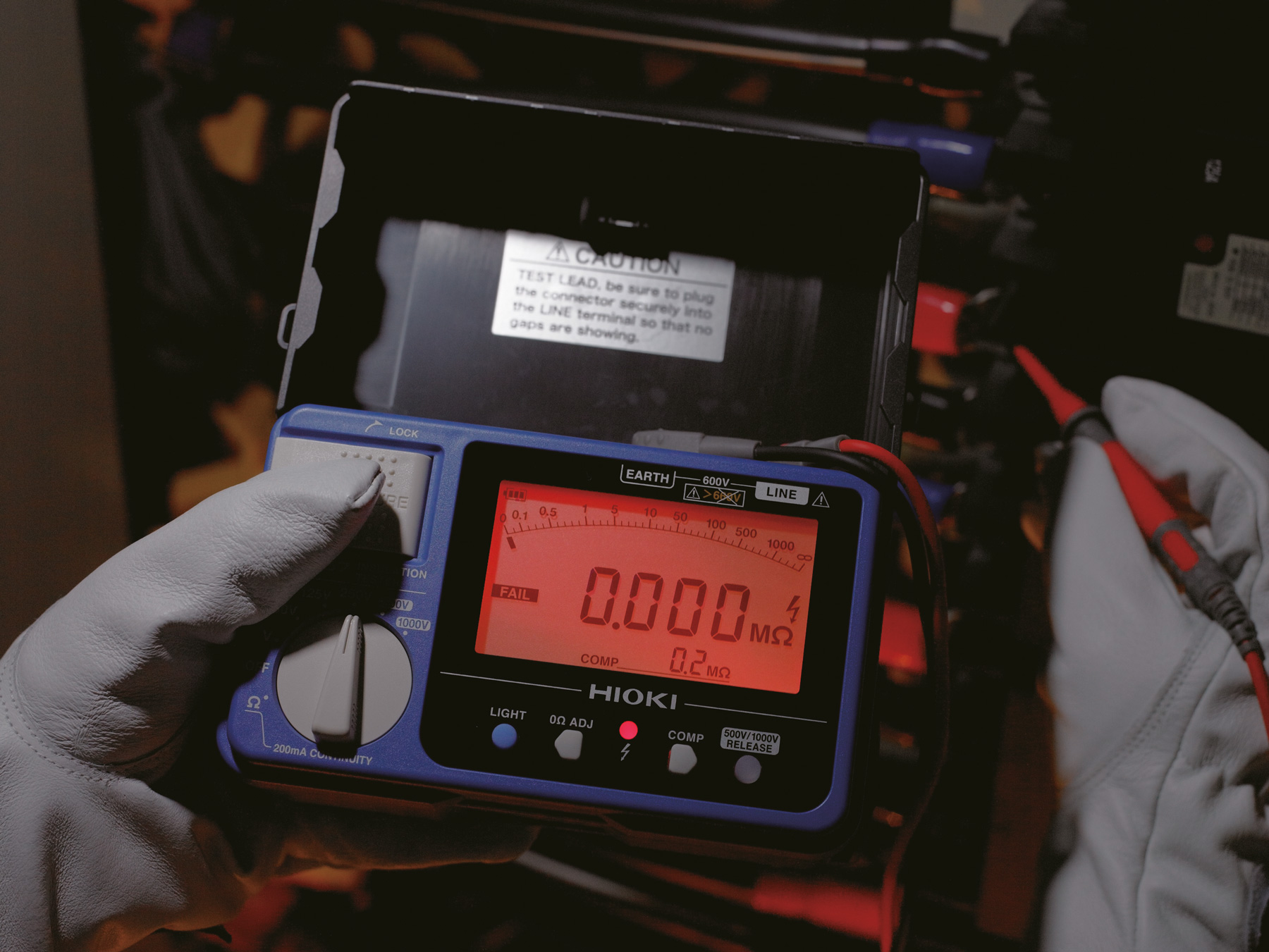 HIOKI IR4057-50 digital insulation tester bluetooth ready