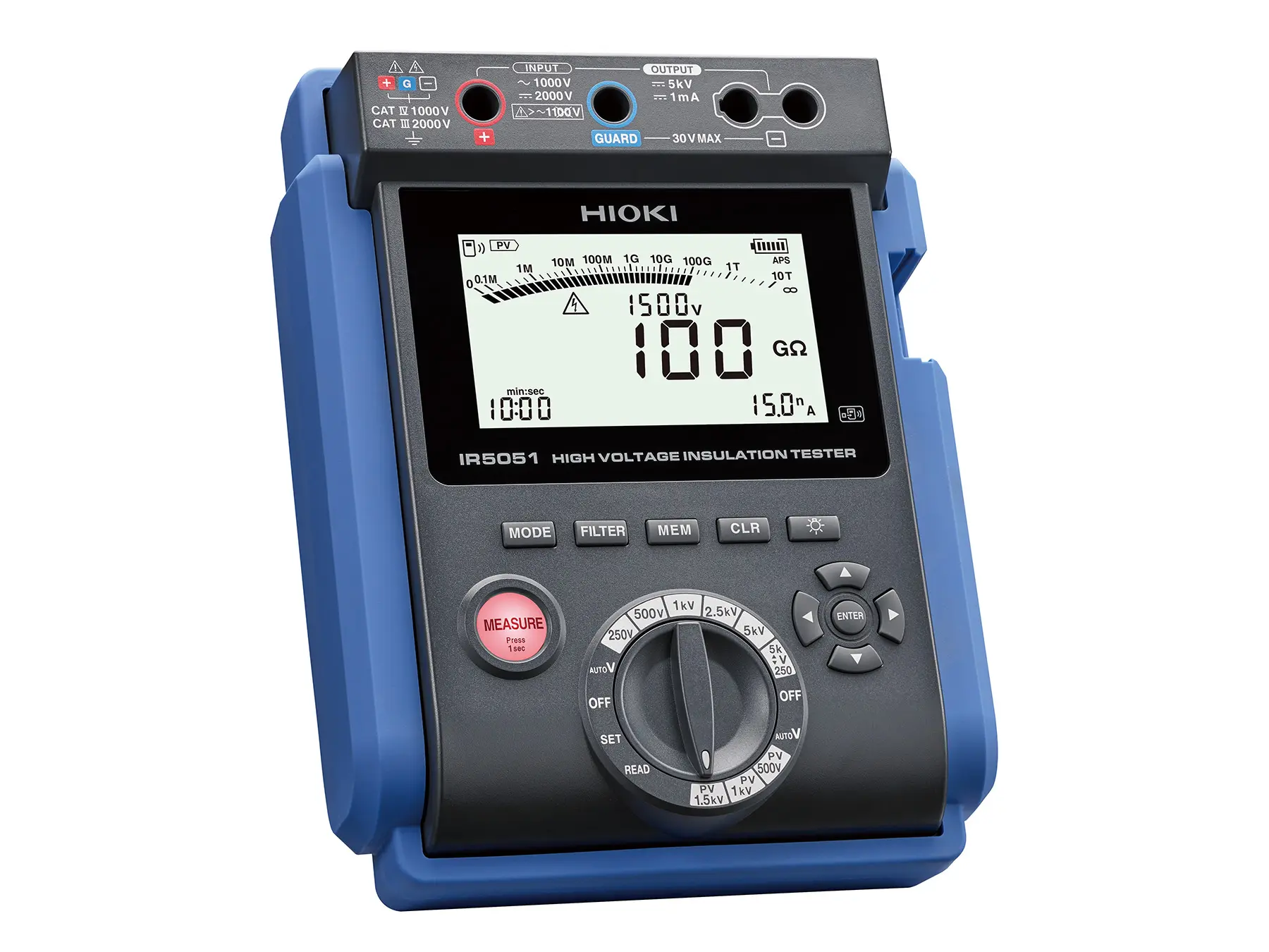 IR5051 - Portable high voltage insulation tester with PV function