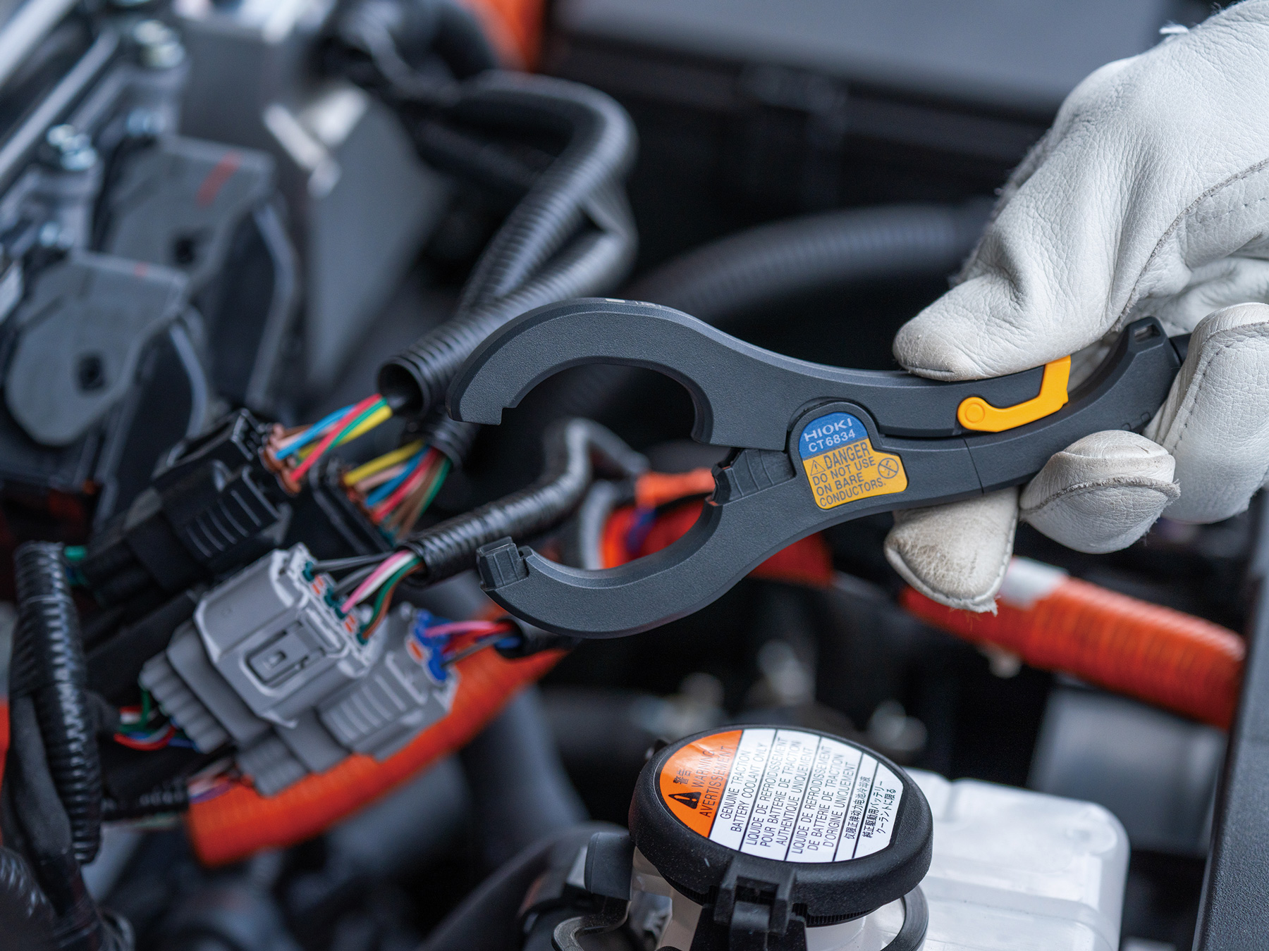 HIOKI CT6834 super slim AC DC high accuracy current clamp 500 A 50 kHz