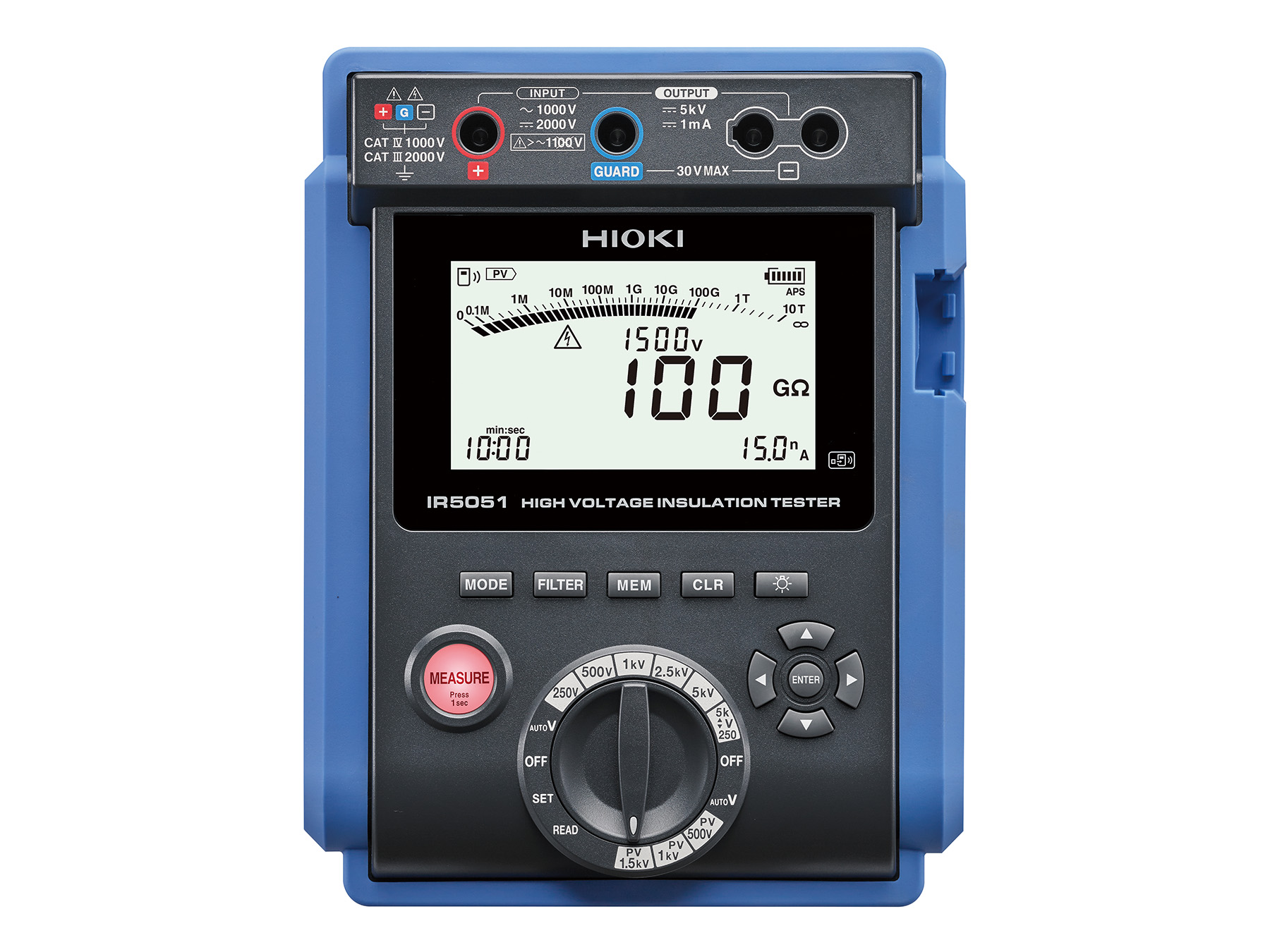 IR5051 - Portable high voltage insulation tester with PV function