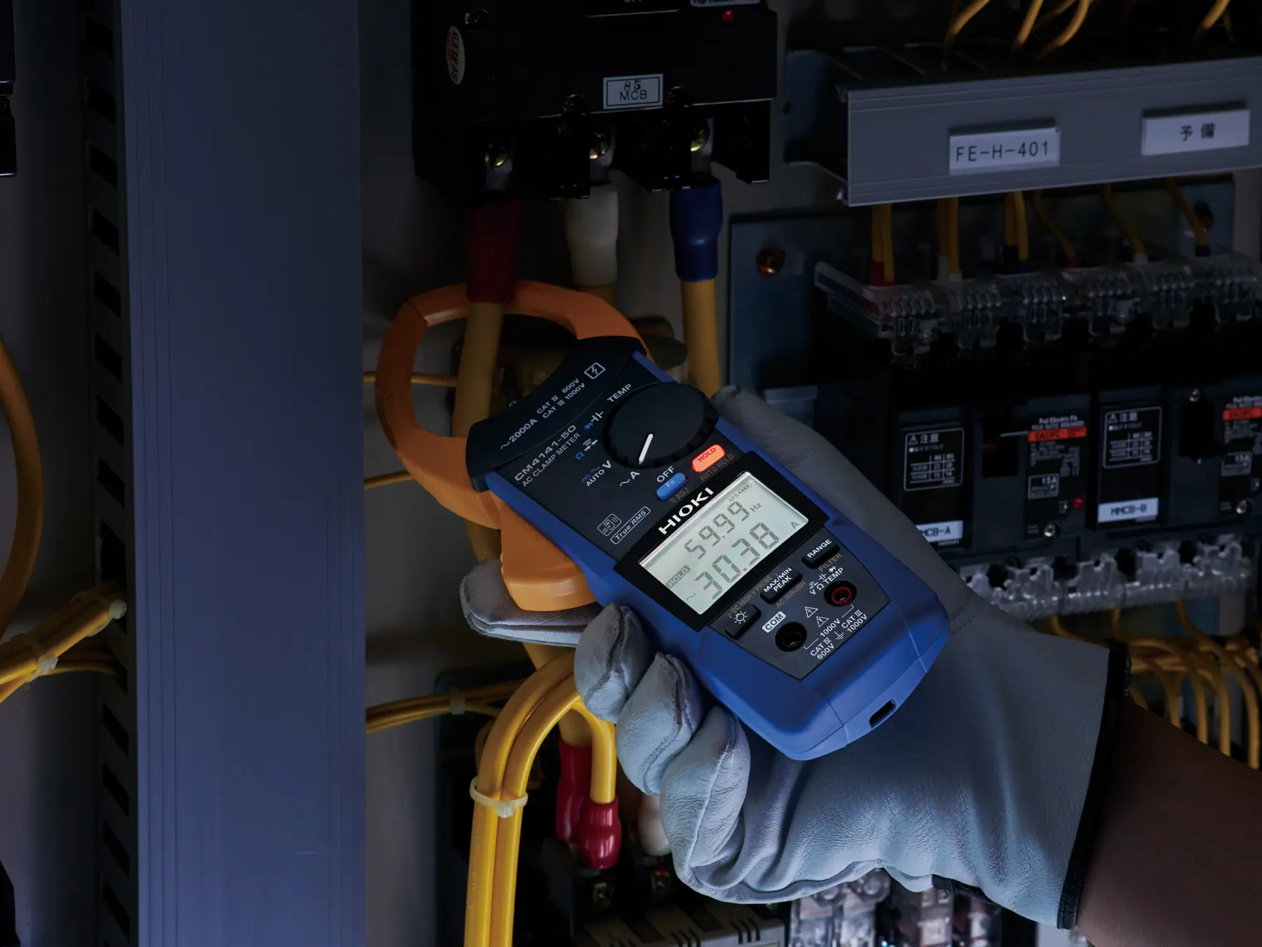 HIOKI CM4141-90 true rms clamp multimeter 2000a ac low current