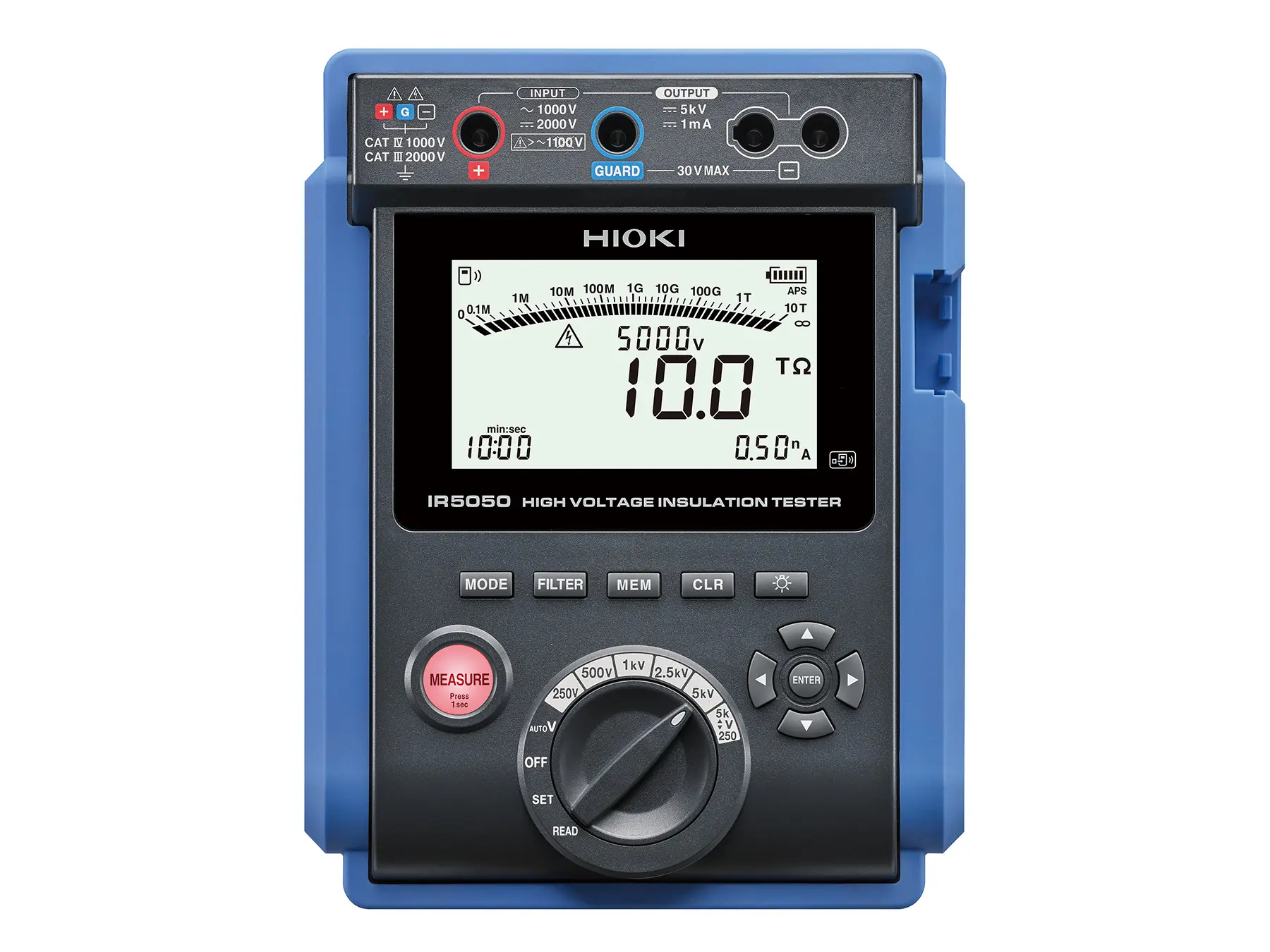 IR5050 - Portable 5 kV high voltage insulation tester