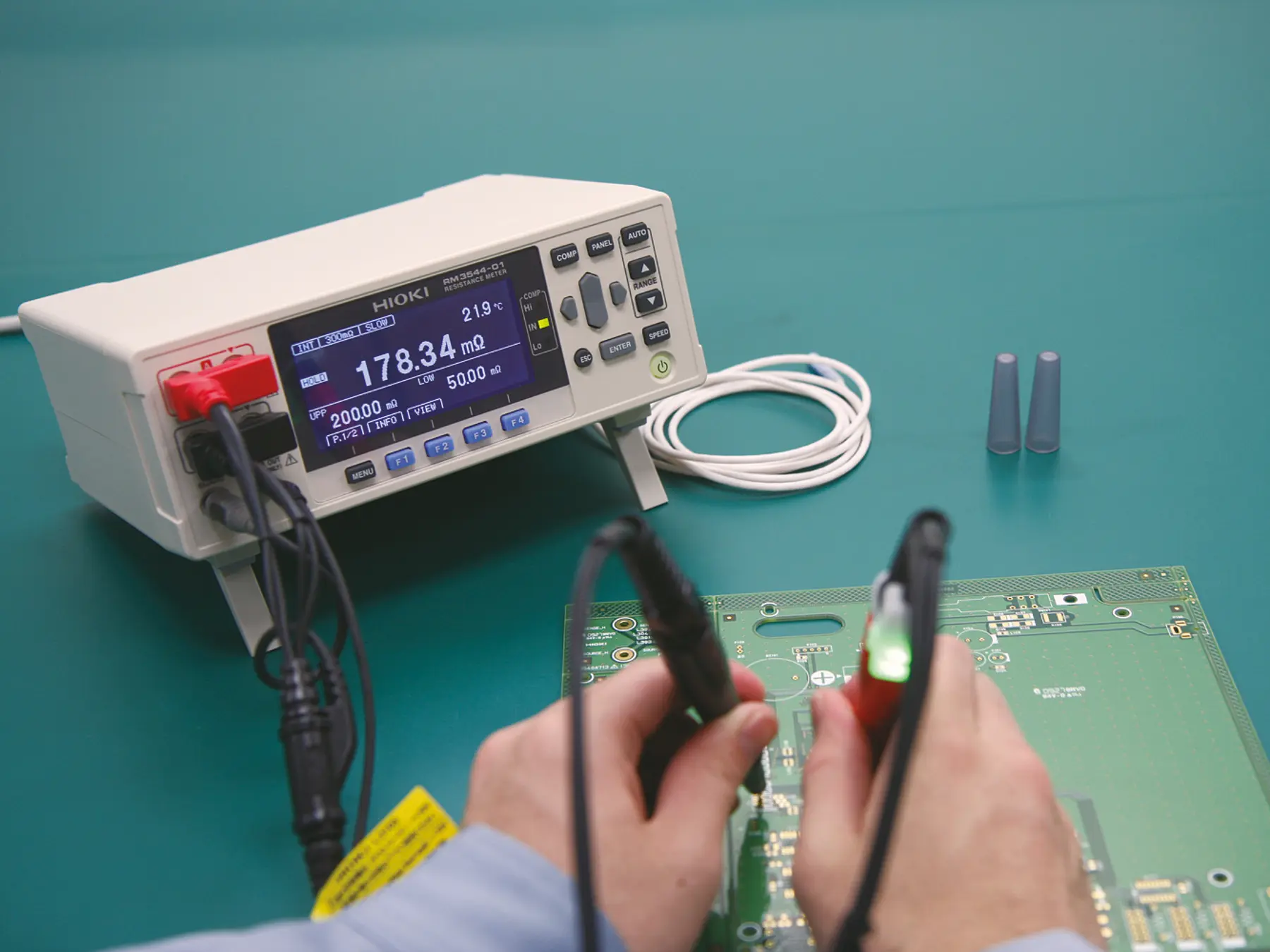 HIOKI RM3544 resistance meter measurement range up to 3 5mega ohm