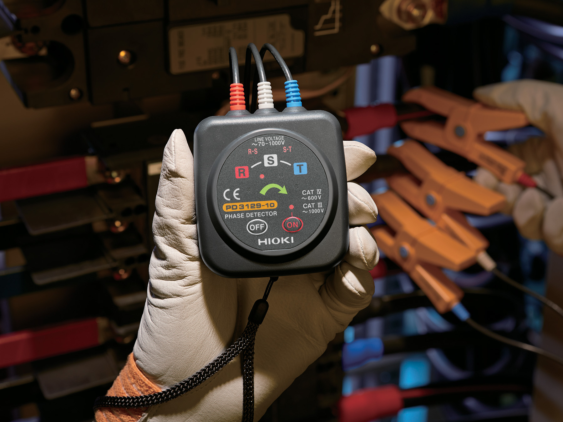 PD3129-10 - Non-Contact Phase Rotation Tester for Three-Phase Systems