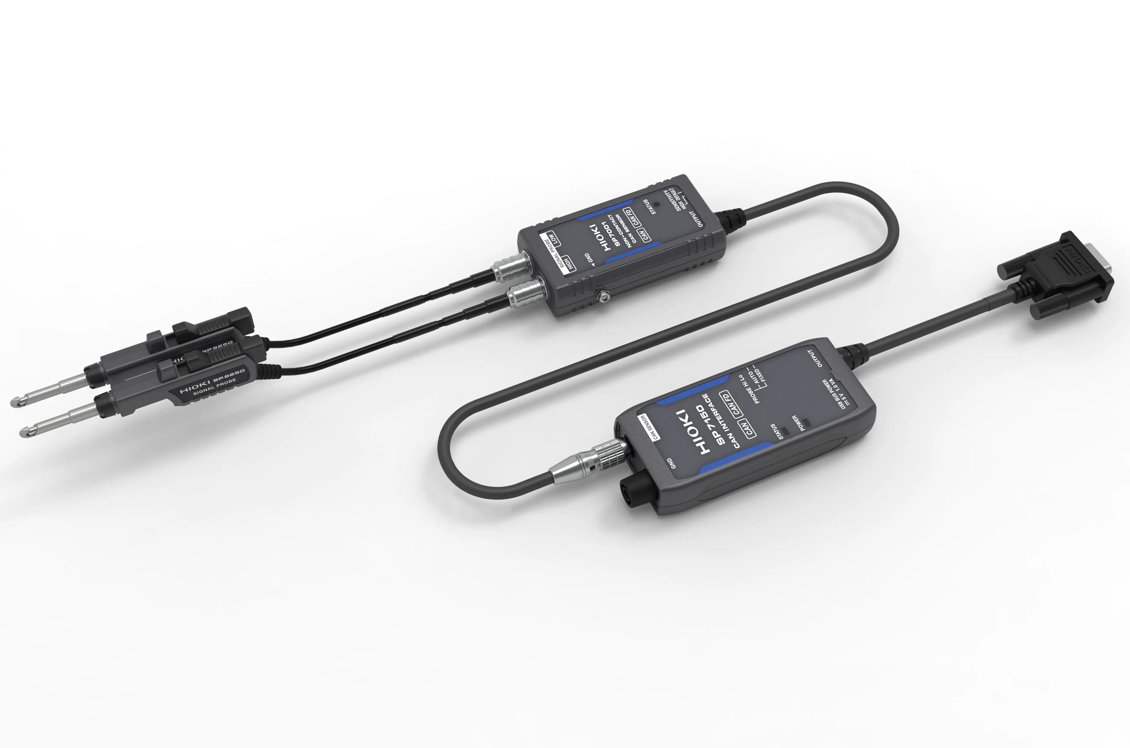 SP7001-95 - Non-contact CAN/CAN FD Sensor Set, clamp type probes, 1 CAN bus