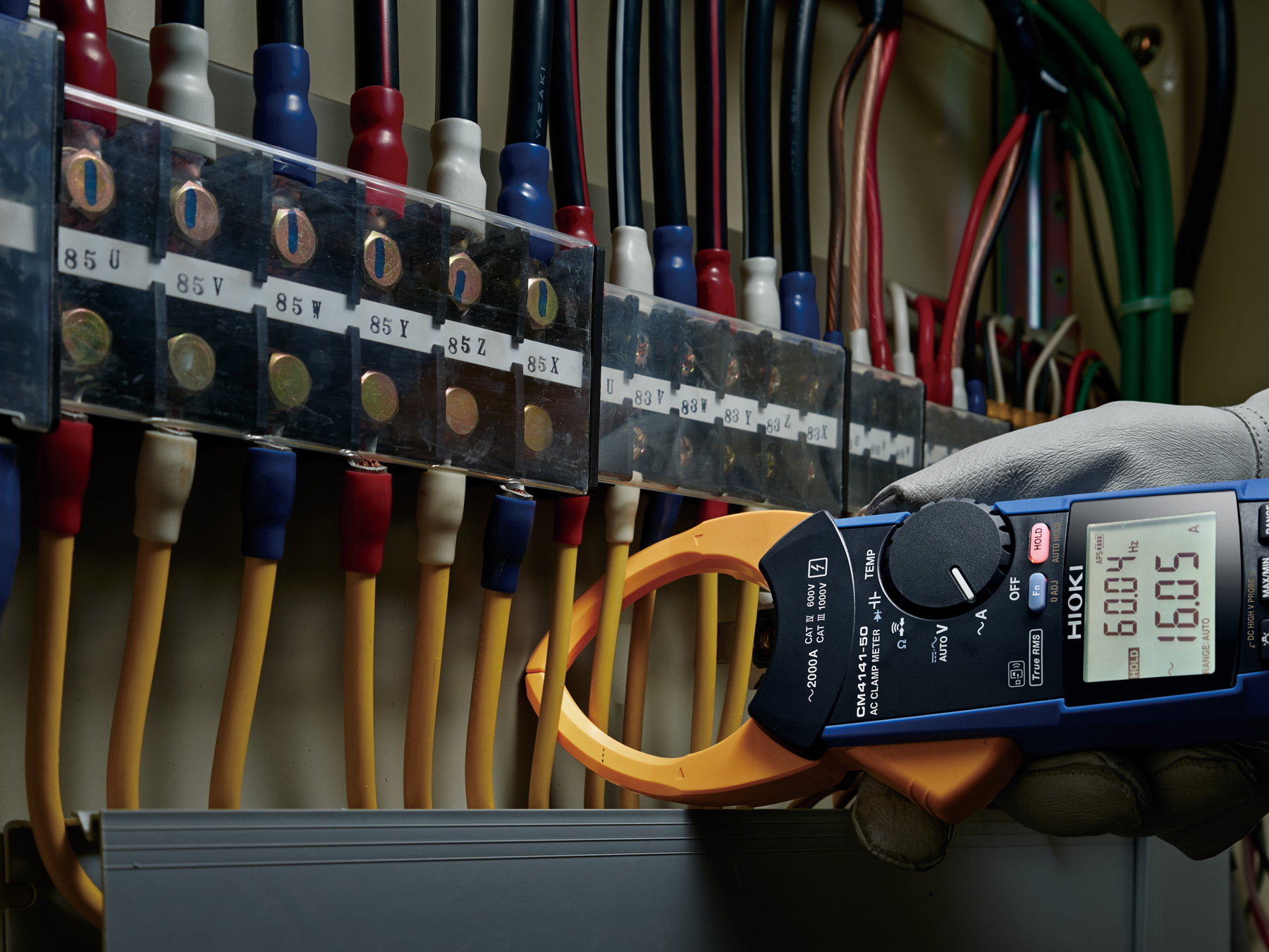 HIOKI CM4141-90 true rms clamp multimeter 2000a ac high sensitivity