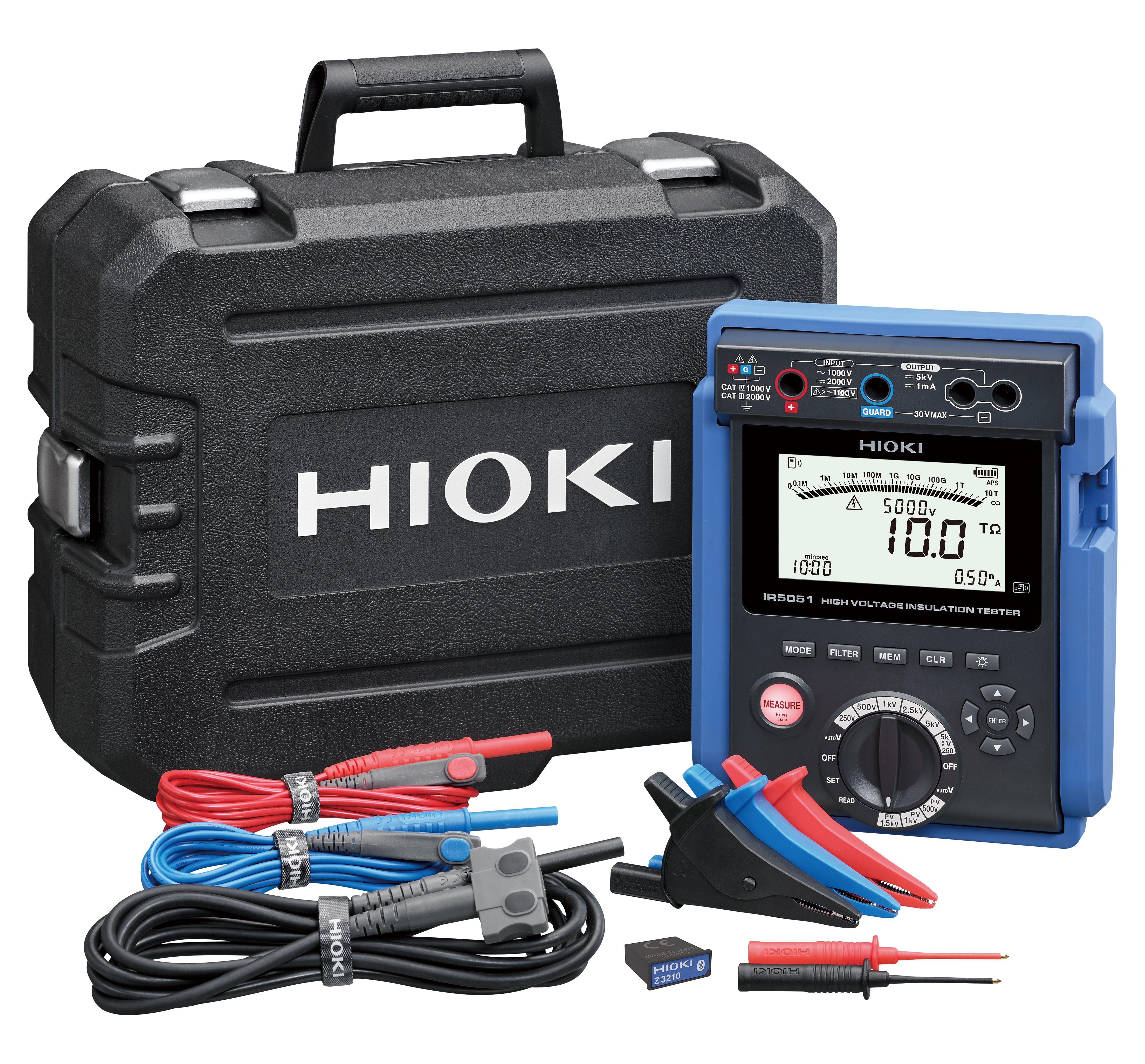 IR5051-90 - Portable high voltage PV insulation tester with Z3210