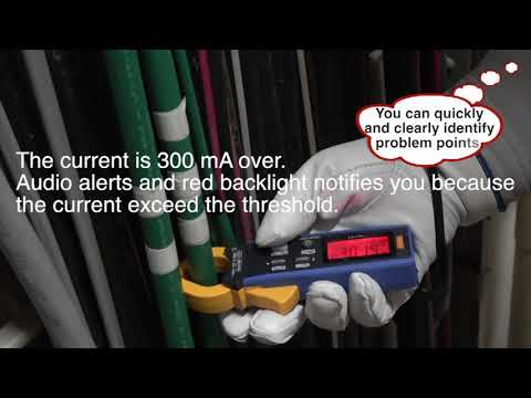 CM4001 - Compact AC Leakage Clamp Meter with True RMS measurement, up to 600 A
