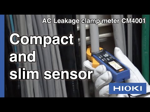 CM4001 - Compact AC Leakage Clamp Meter with True RMS measurement, up to 600 A