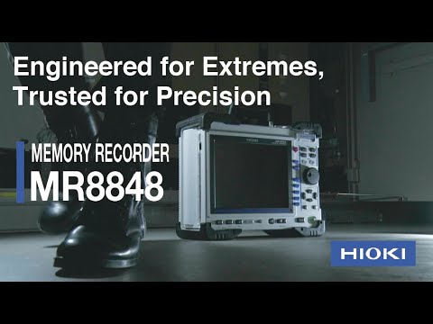 MR8848 - Modular 32-channel memory recorder, 20 MS/s, 1000 V direct input, rugged design