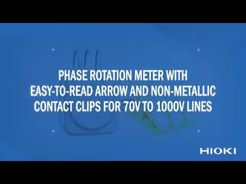 PD3129-10 - Non-Contact Phase Rotation Tester for Three-Phase Systems